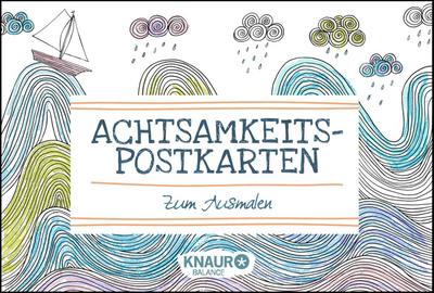 Achtsamk.-Postkarten Ausmalen