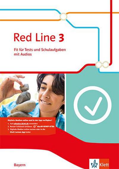 Red Line 3. Ausgabe Bayern. Fit für Tests und Schulaufgaben mit Audios Klasse 7