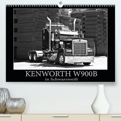KENWORTH W900B - in Schwarzweiß (Premium, hochwertiger DIN A2 Wandkalender 2020, Kunstdruck in Hochglanz): Ein US-Gigant der Straße (Monatskalender, 14 Seiten ) (CALVENDO Mobilitaet)