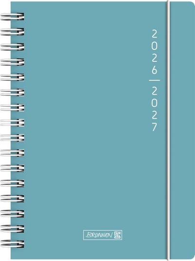 Schülerkalender 2026/2027 "Plain Blue" | A5, Kunststoff