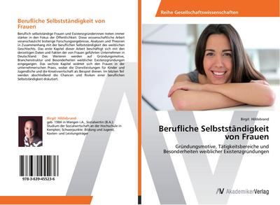 Berufliche Selbstständigkeit von Frauen