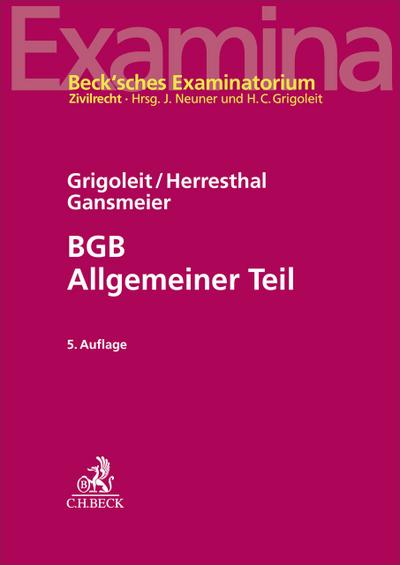 BGB Allgemeiner Teil