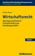 Wirtschaftsrecht: Rechtsgeschaftslehre Schuldverhaltnisse Handelsgeschafte Volker Mayer Author