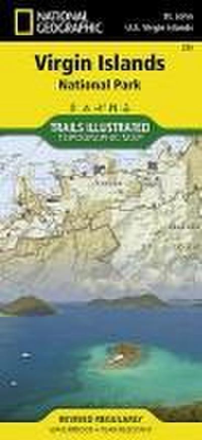 Virgin Islands National Park Map - National Geographic Maps