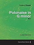 Polonaise in G minor B.1 - For Solo Piano (1817)
