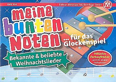 Meine bunten Noten für das Glockenspiel
