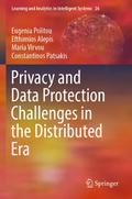 Privacy and Data Protection Challenges in the Dist