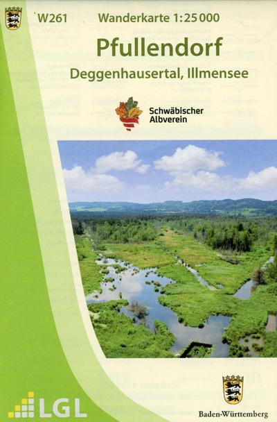 Topographische Wanderkarte Baden-Württemberg Pfullendorf