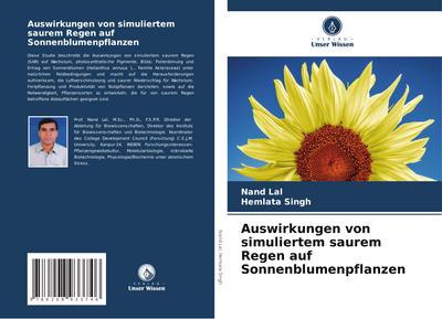 Auswirkungen von simuliertem saurem Regen auf Sonnenblumenpflanzen