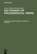 Elmar Waibl; Philip Herdina: Dictionary of Philoso