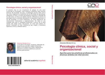 Psicología clínica, social y organizacional
