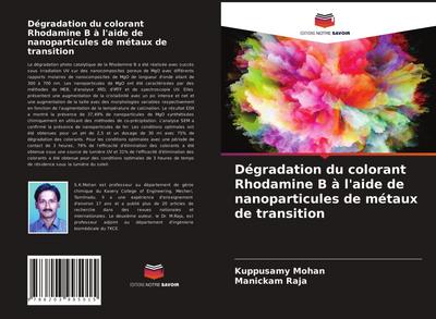 Dégradation du colorant Rhodamine B à l’aide de nanoparticules de métaux de transition