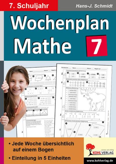 Wochenplan Mathe / Klasse 7