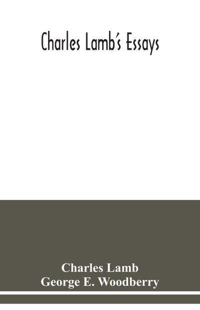 Charles Lamb’s essays