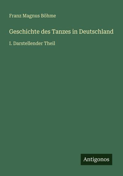 Geschichte des Tanzes in Deutschland