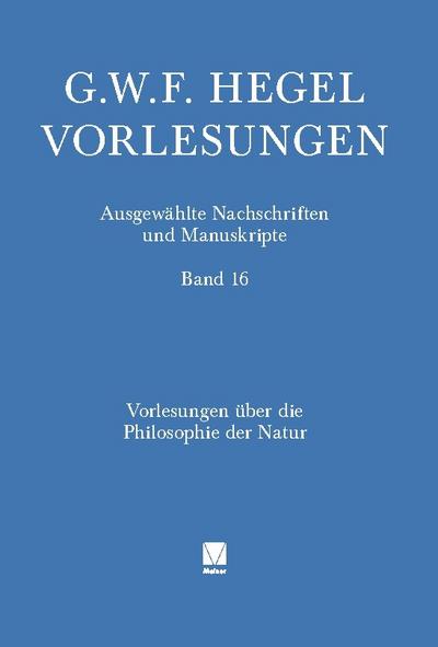Vorlesungen über die Philosophie der Natur