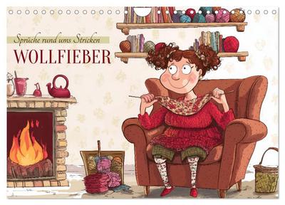 Wollfieber (Wandkalender 2026 DIN A4 quer), CALVENDO Monatskalender