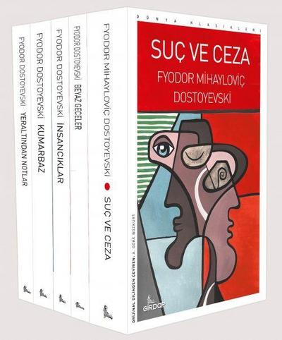 Fyodor Mihailovic Dostoyevski 5li Set