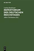Repertorium des deutschen Reichstages