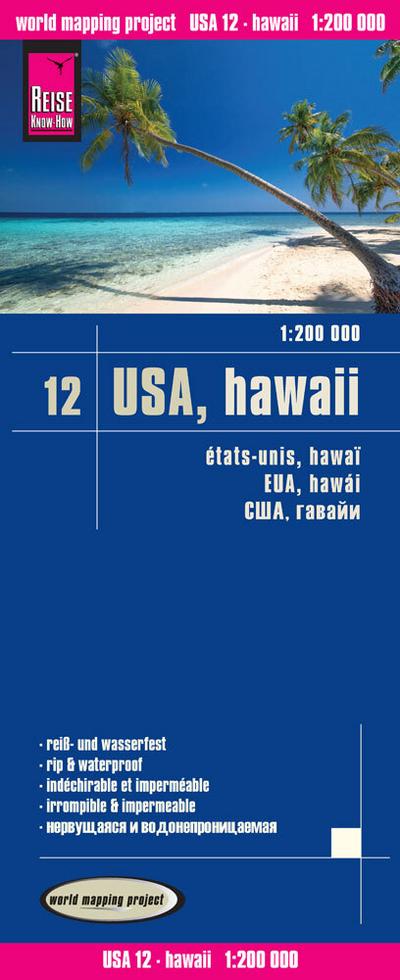 Landkarte USA 12, Hawaii