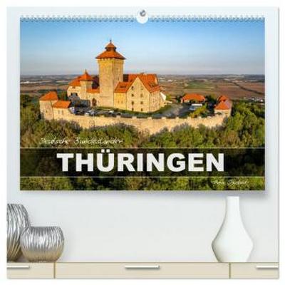 Deutsche Bundesländer - Thüringen (hochwertiger Premium Wandkalender 2026 DIN A2 quer), Kunstdruck in Hochglanz