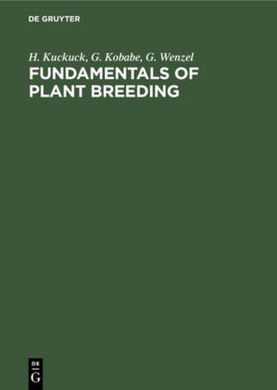 Fundamentals of Plant Breeding
