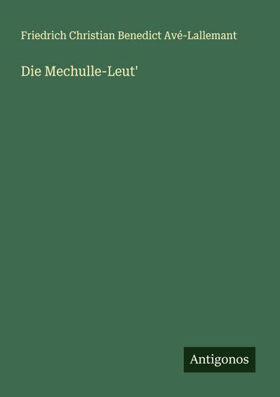 Die Mechulle-Leut’