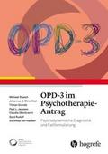 OPD-3 im Psychotherapie-Antrag