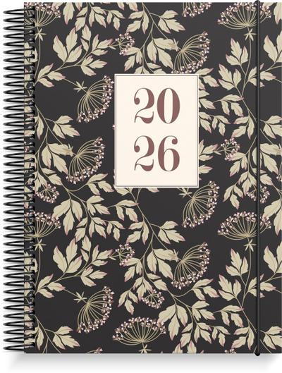 Burde Kalender Doodle Blumen 2026