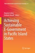 Achieving Sustainable E-Government in Pacific Island States