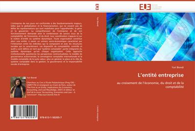 L’entité entreprise