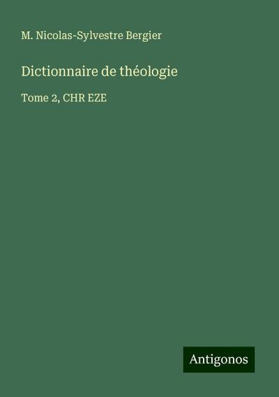 Dictionnaire de théologie
