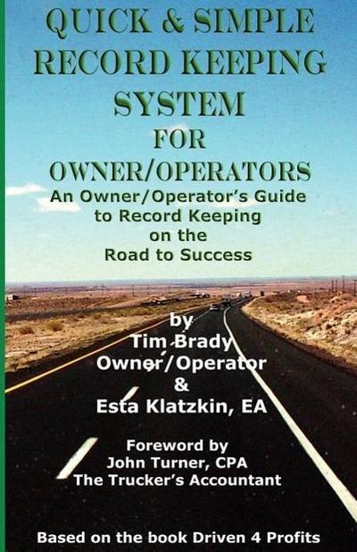 Brady, T: Quick & Simple Record Keeping for Owner/Operators