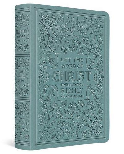 ESV Illuminated(tm) Bible, Art Journaling Edition (Trutone, Paris Sky, Colossians 3:16 Design)