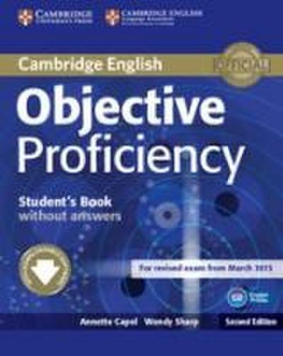 Objective Proficiency Student’s Book Without Answers with Downloadable Software