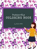 Butterfly Coloring Book for Kids Ages 3+ (Printable Version)