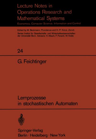 Lernprozesse in stochastischen Automaten