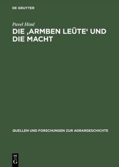 Die ’armben Leüte’ und die Macht