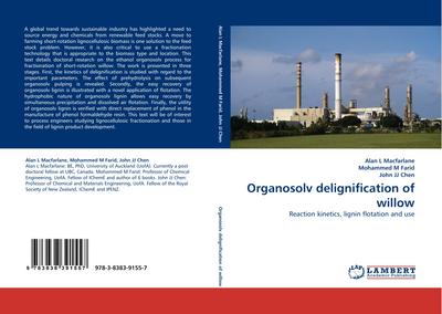 Organosolv delignification of willow