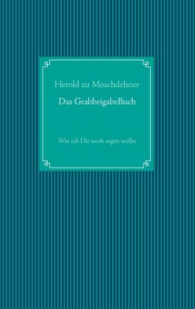 Das GrabbeigabeBuch