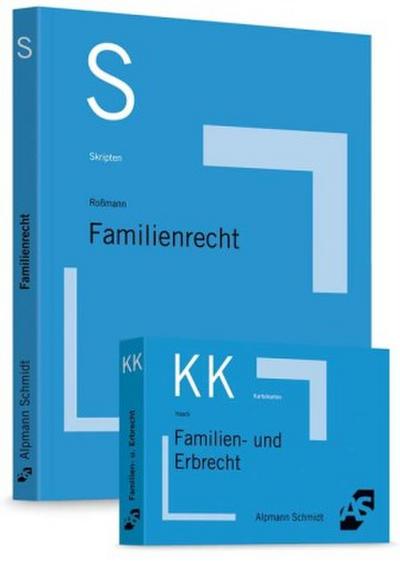 Skript Familienrecht, m. Karteikarten Familien- und Erbrecht