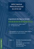 Linguistische Beiträge zur Slavistik