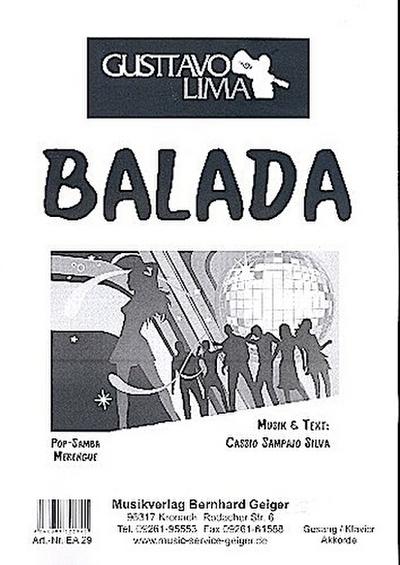 Balada :für Klavier (Gesang/Gitarre)