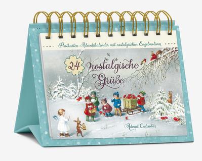 Postkarten-Adventskalender "24 nostalgische Grüße"