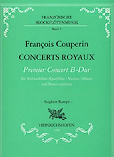 Premier Concert B-Dur für Altblockflöte (Flöte, Violine, Oboe) und Bc