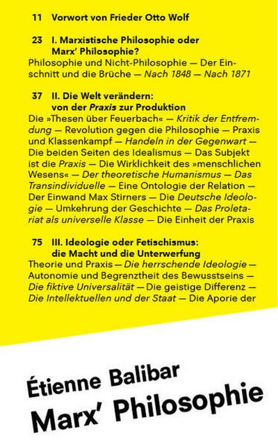 Marx’ Philosophie