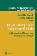 Explanatory Item Response Models