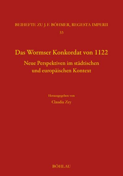 Das Wormser Konkordat von 1122