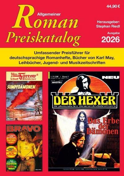 Roman & Musikzeitschriften Preiskatalog 2026 SC