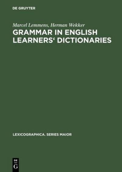 Grammar in English learners’ dictionaries